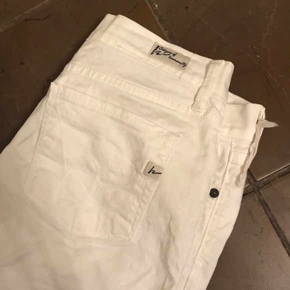 Citizens of Humanity White Boot Cut Jeans - Picture 4 of 9